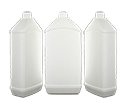 Range of HDPE rectangular bottle
