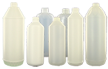 Flacon cylindrique en PEHD