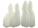 Gamme de flacon vaporisateur ergonomique en PEHD