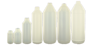 Flacon PEHD cylindrique